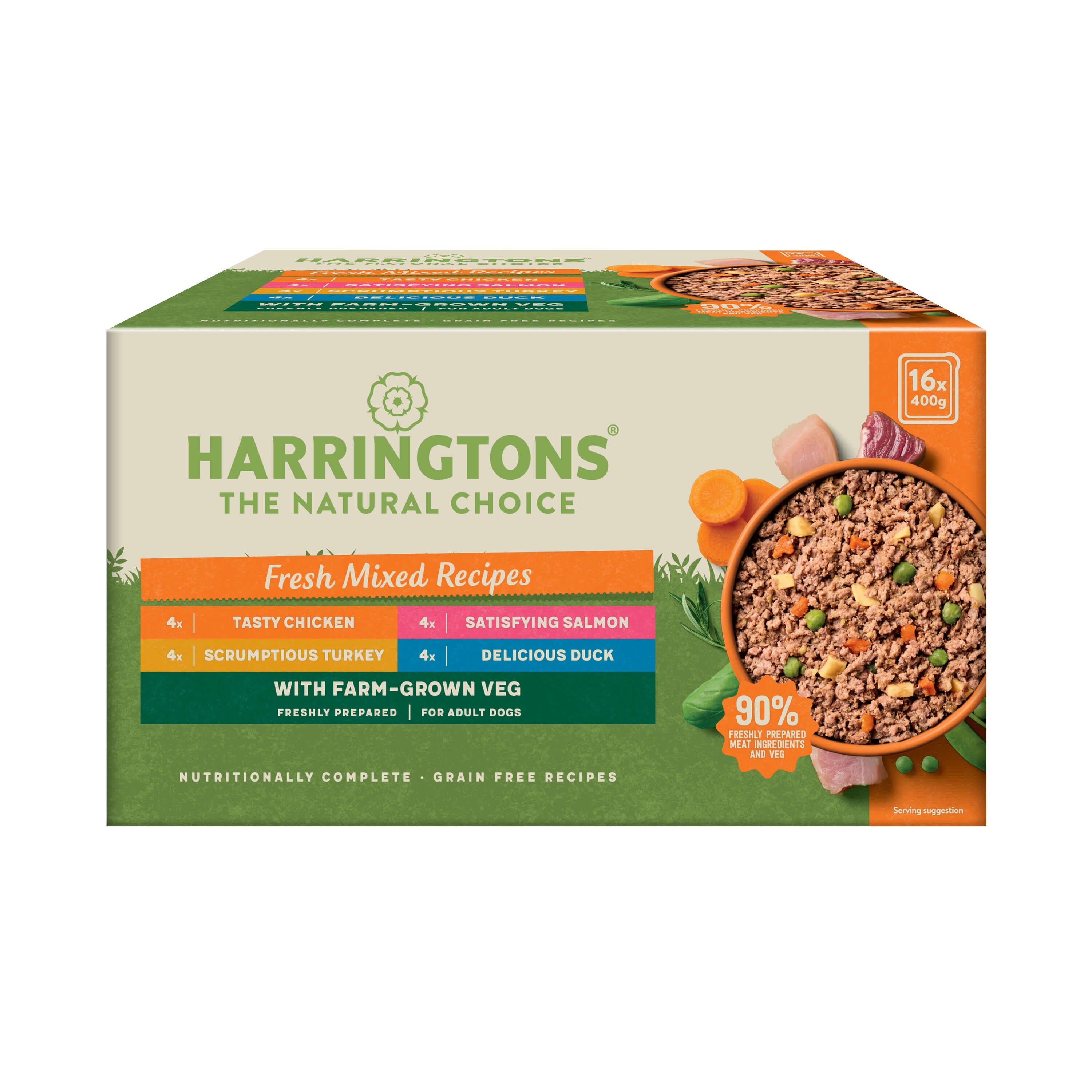Harringtons Harringtons Grain Free Mixed Chicken Adult Wet Dog Food pet food packaging